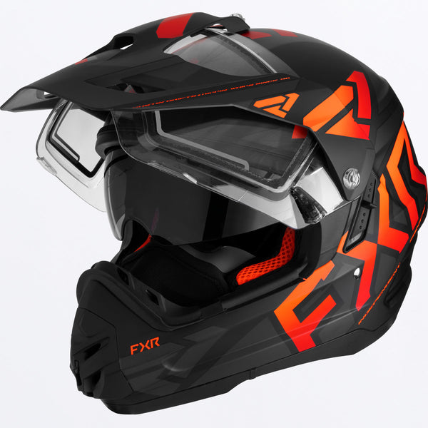 Torque X Team Helmet w/ E Shield & Sun Shade – FXR Racing USA