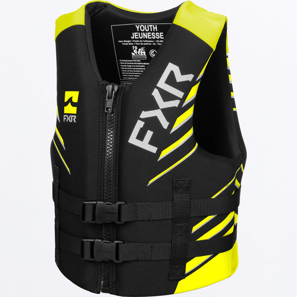Podium_LifeJacket_Yth_BlkHiVis_241971-_1065_front