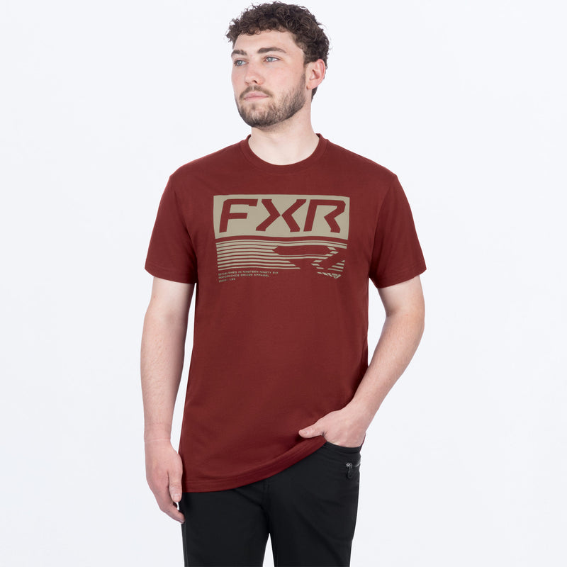 MElevatePremium_T-Shirt_OxbloodStone_SKU_261309-_2717_Front