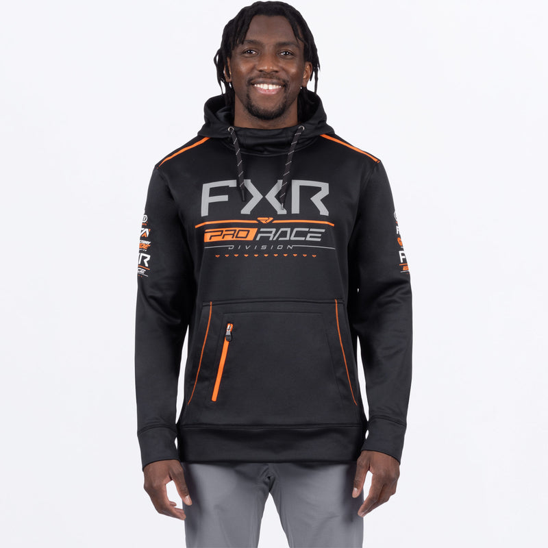 MRaceDivTechPO_Hoodie_BlackOrange_SKU_252036-_1030_Fron