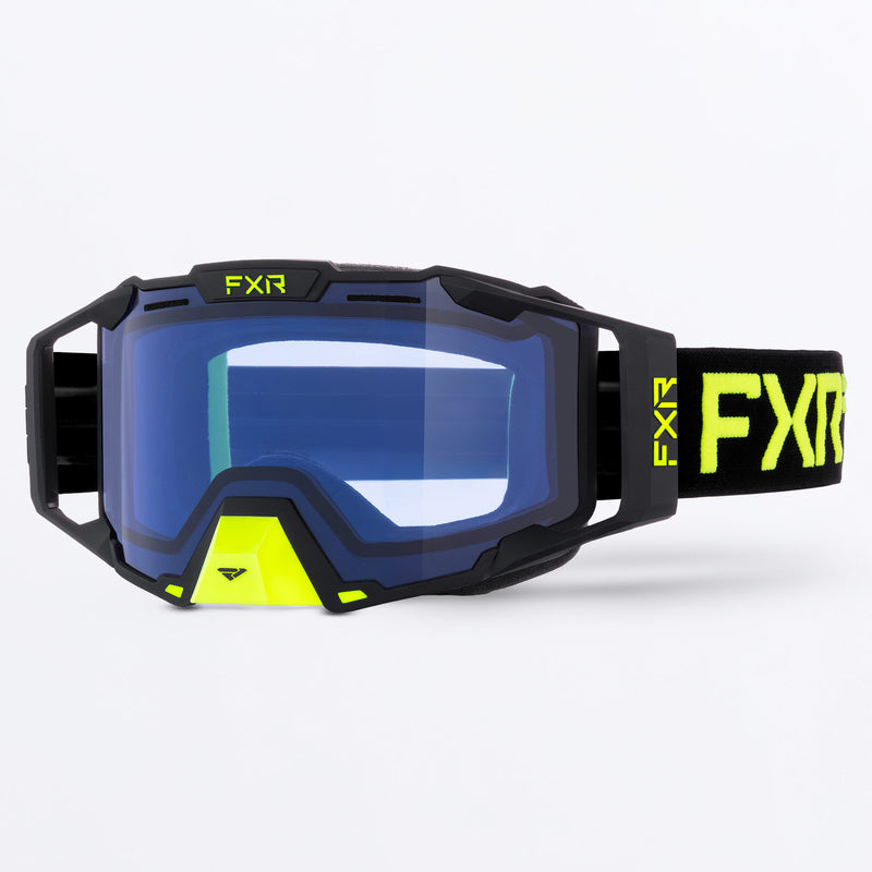 FXR Combat Goggle, Hi Vis/Black