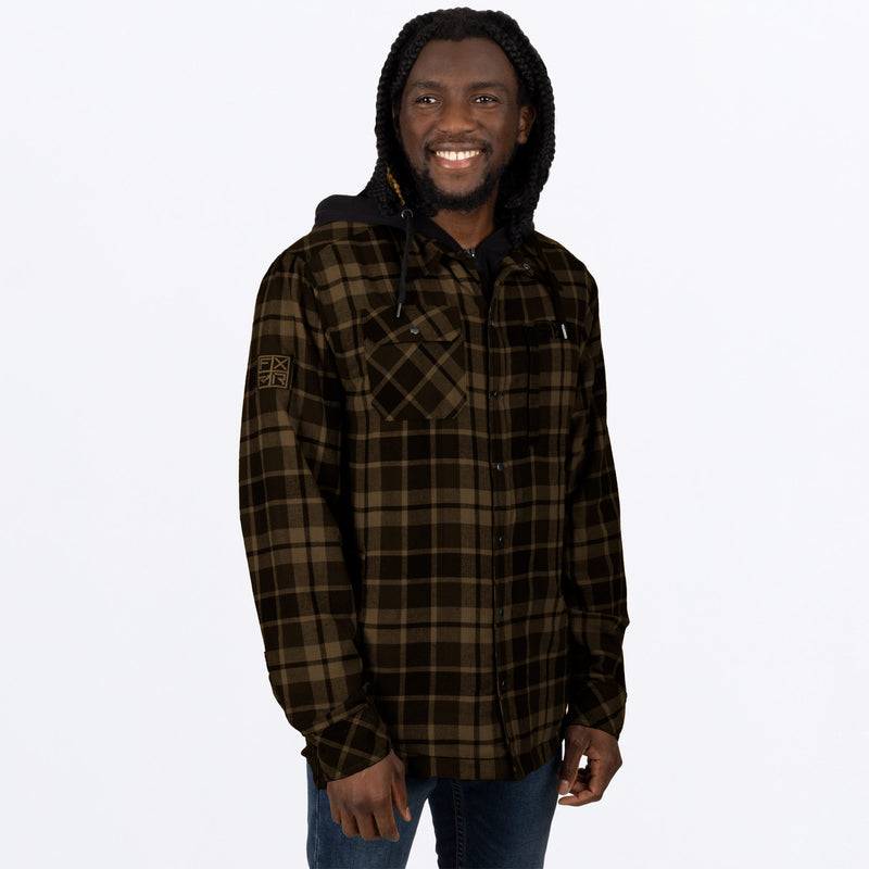 UnisexTimberInsulatedFlannel_Jacket_BronzeBlack_SKU_231117-_3810_Front