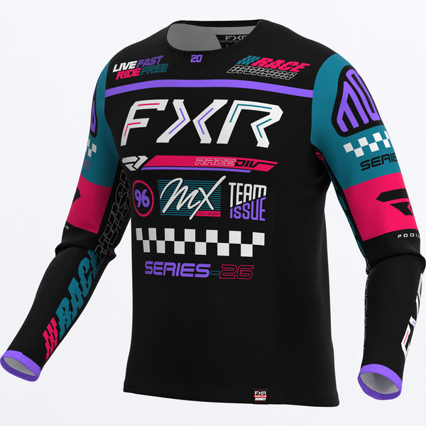 CustomPodiumGladiatorMX_Jersey_BlackCoralTeal_SKU_263316-_1093_Front