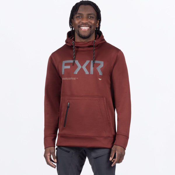 HydrogenTech_PO_Hoodie_M_OxbloodAsphalt_252038-_2708_front