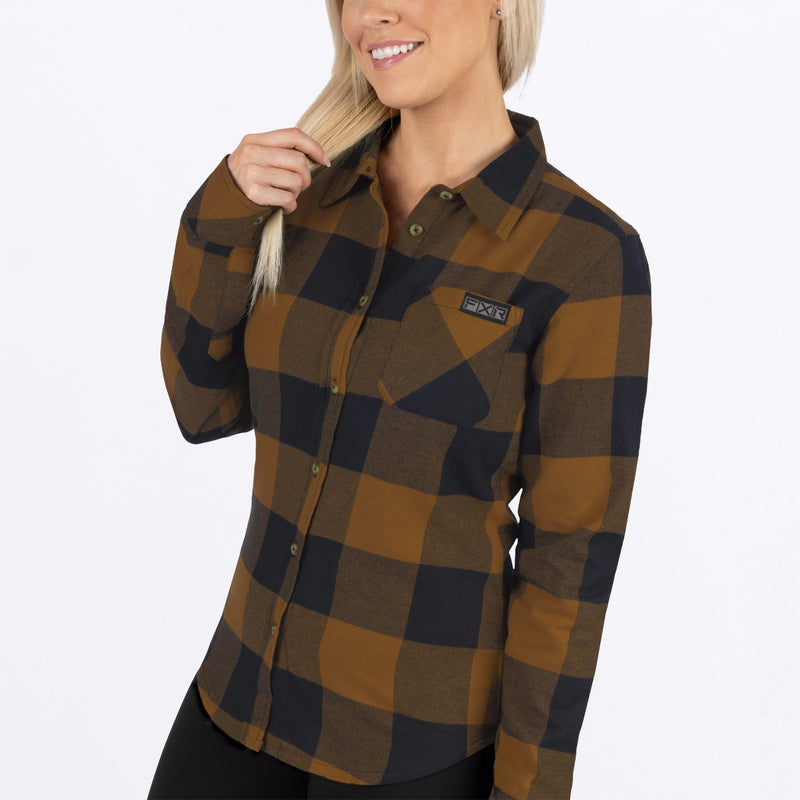TimberFlannel_Shirt_W_CopperBlack_231209-_1910_side