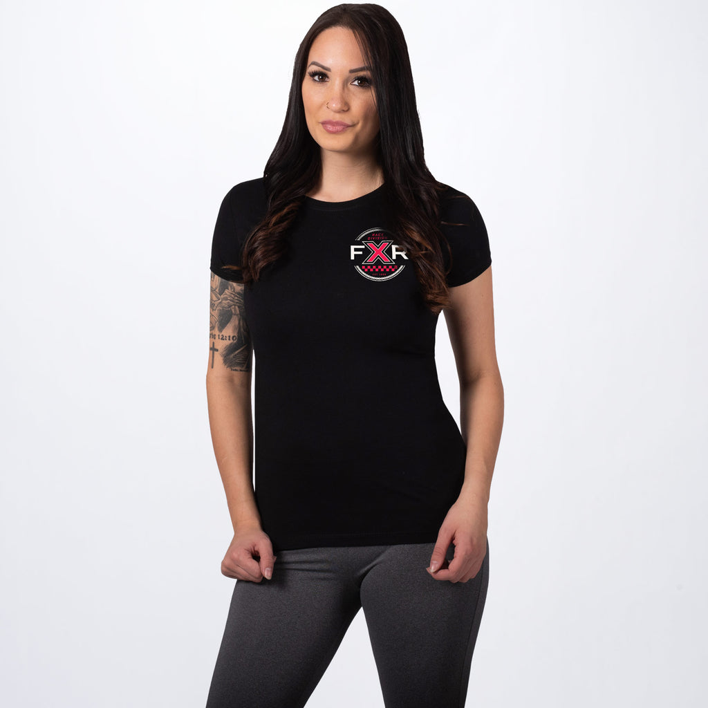 bebe Sport Women Size L Shirt Black with Leopard Design Logo